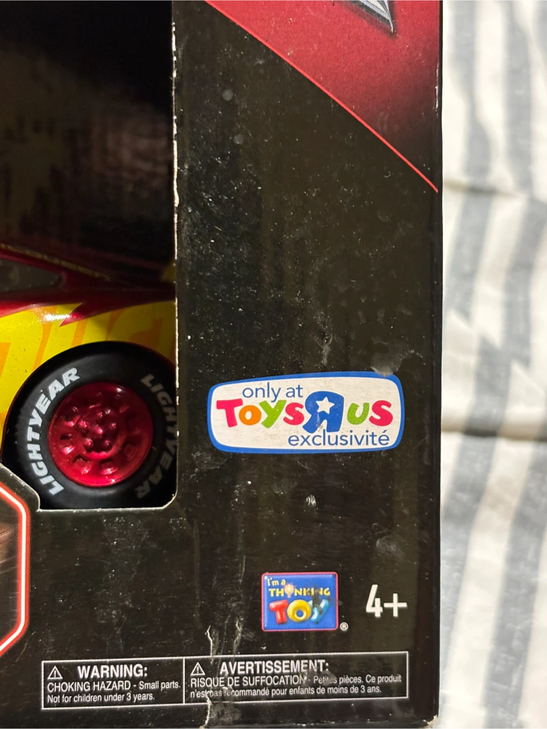 New in box lighting mc queen rc car toy - photo 2