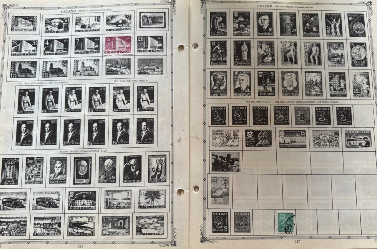 Old Collectable Finland Postage Stamps - photo 3