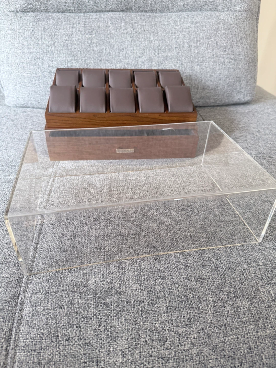 Kamier 10 Slot Watch Box with Drawer - photo 5