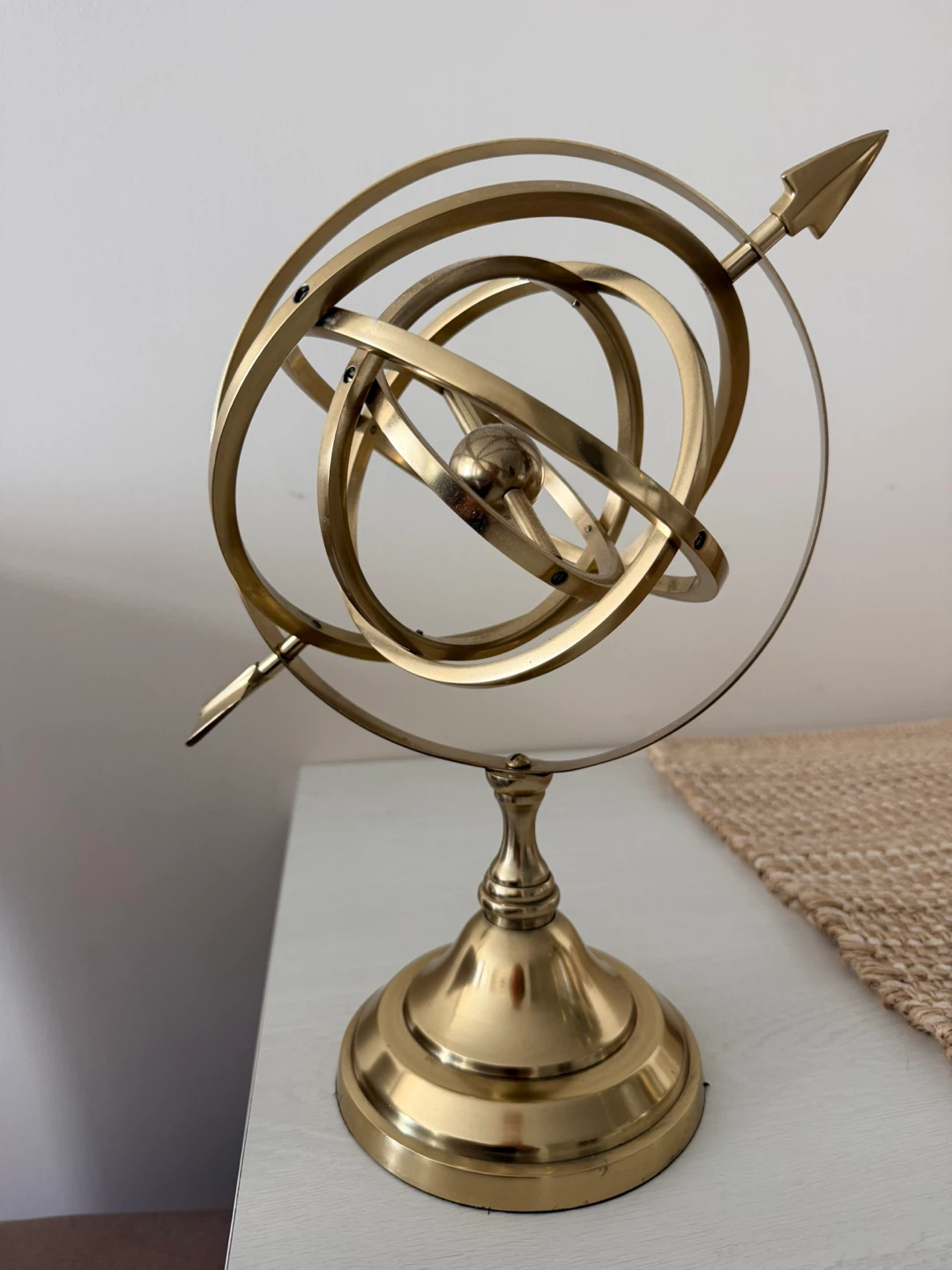 Brass Armillary Sphere Desk Decor