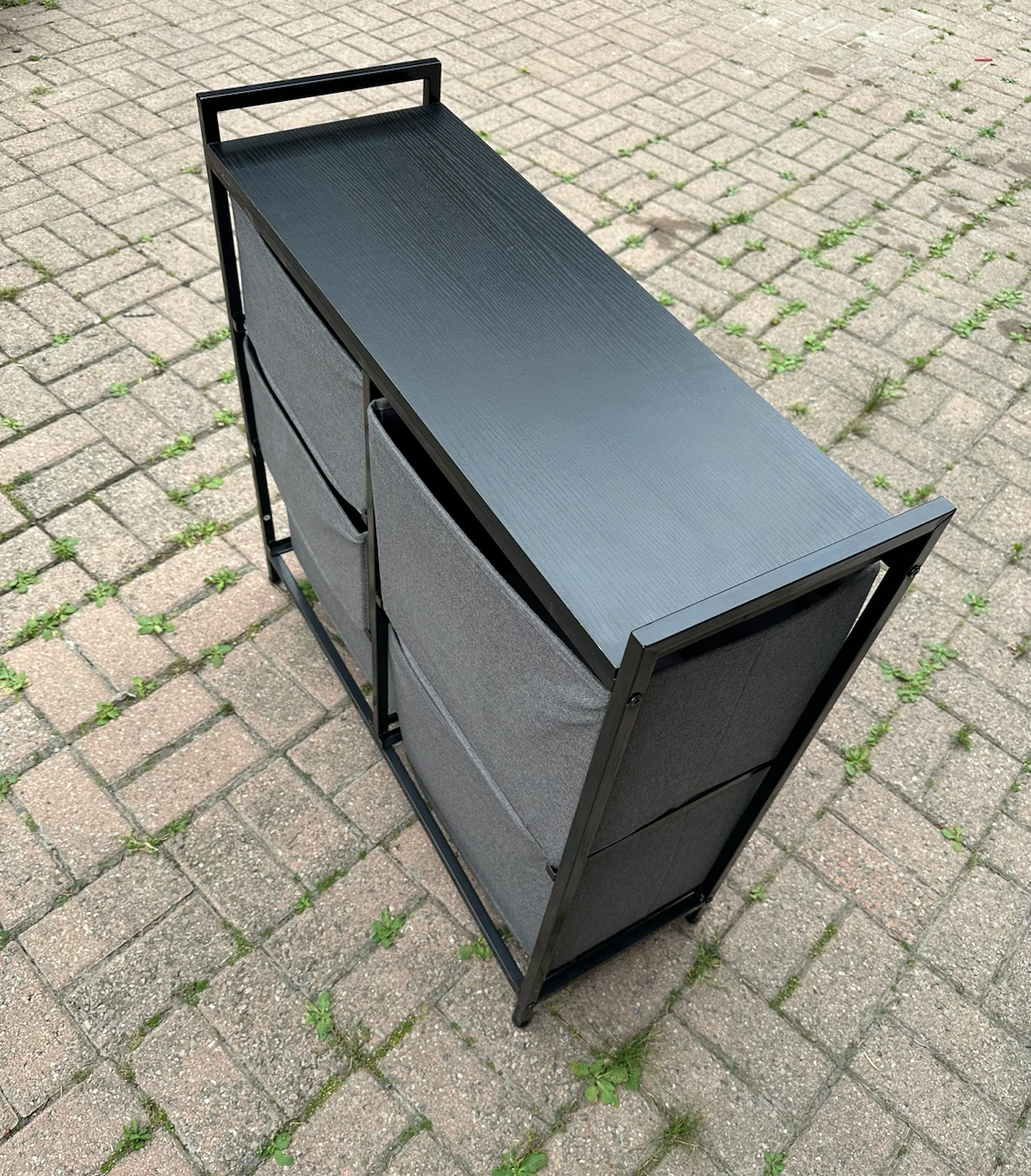 Black 5 Drawer Storage Chest - photo 3