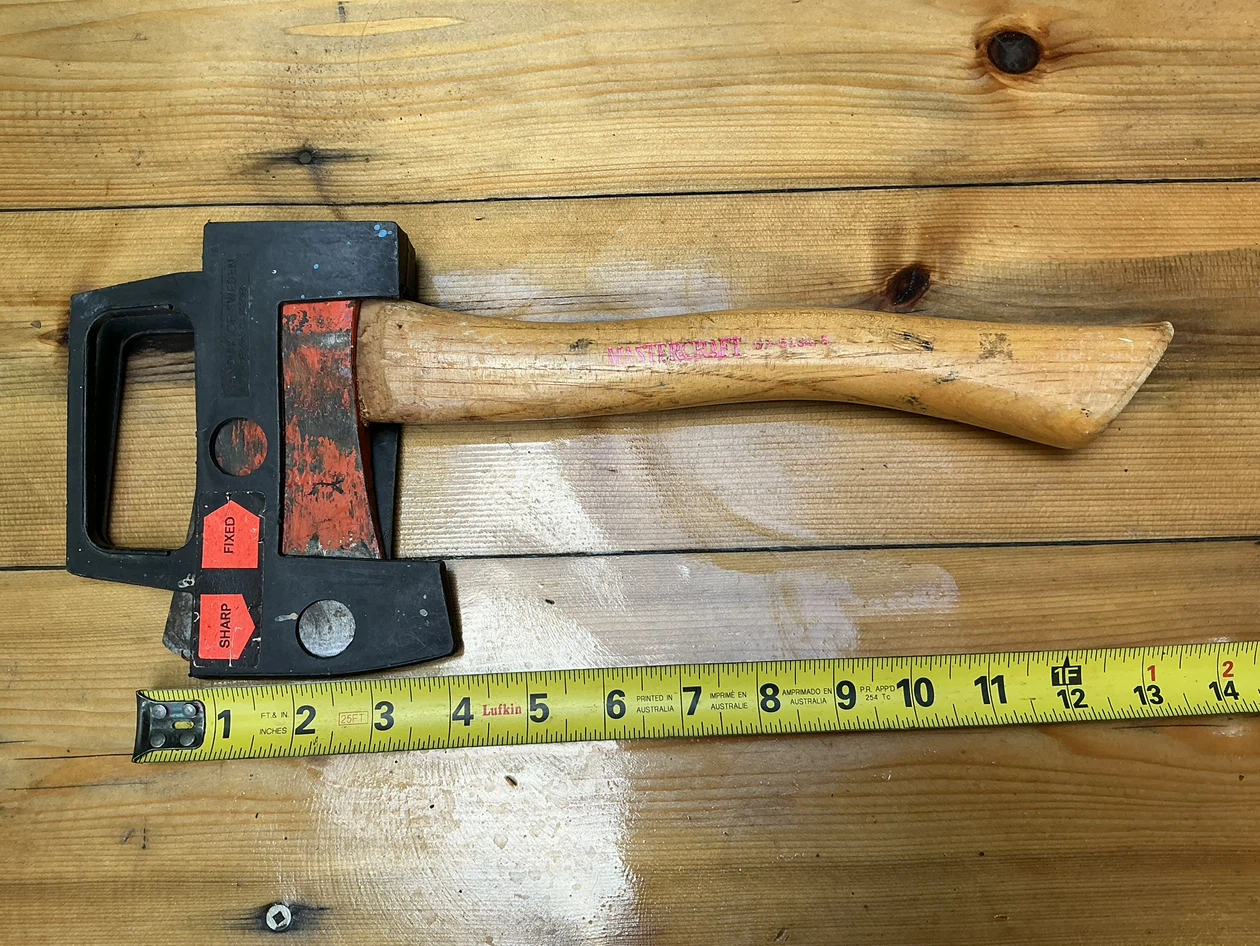 Mastercraft Wood Handle 14” Axe !