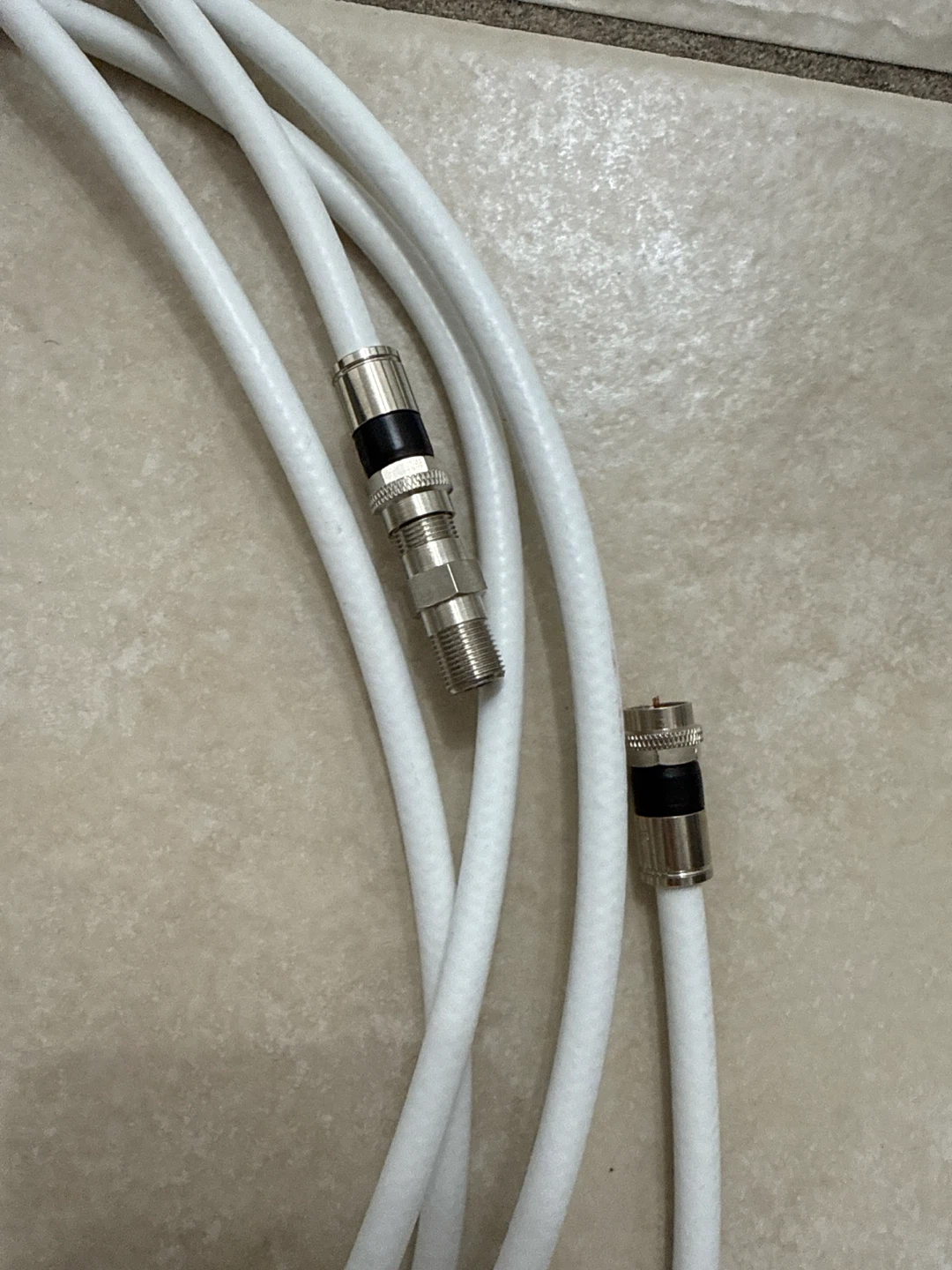 White Coaxial Cable - photo 2