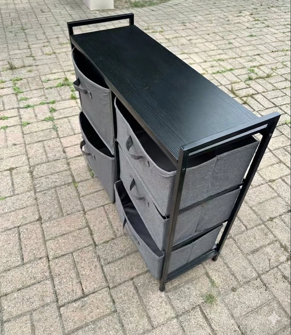 Black 5 Drawer Storage Chest - photo 2