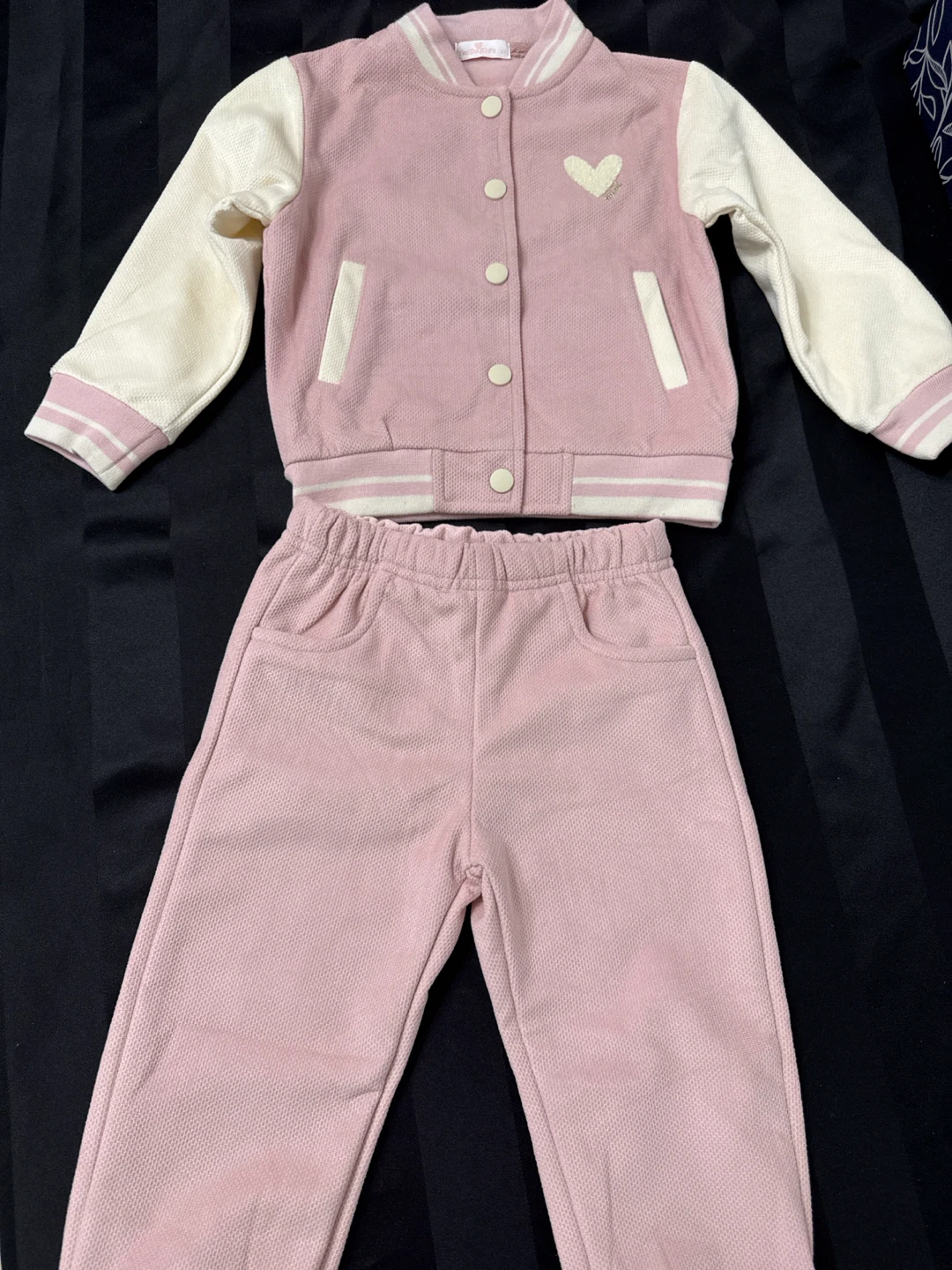 Pink Bomber Jacket & Pants Set