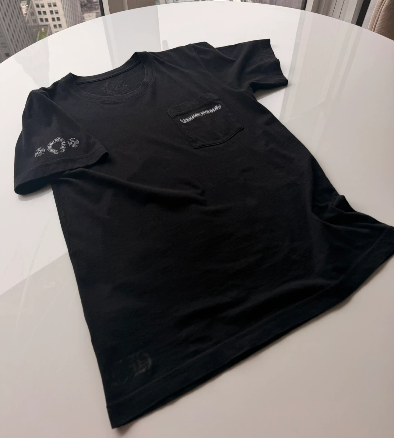Chrome Hearts Black T-Shirt - photo 2