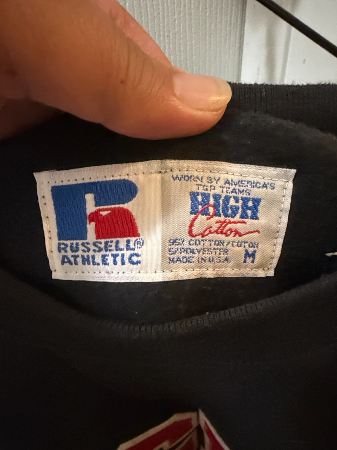 1990 vintage Russell Athletic McGill Sweatshirt - Black - Size M - photo 2