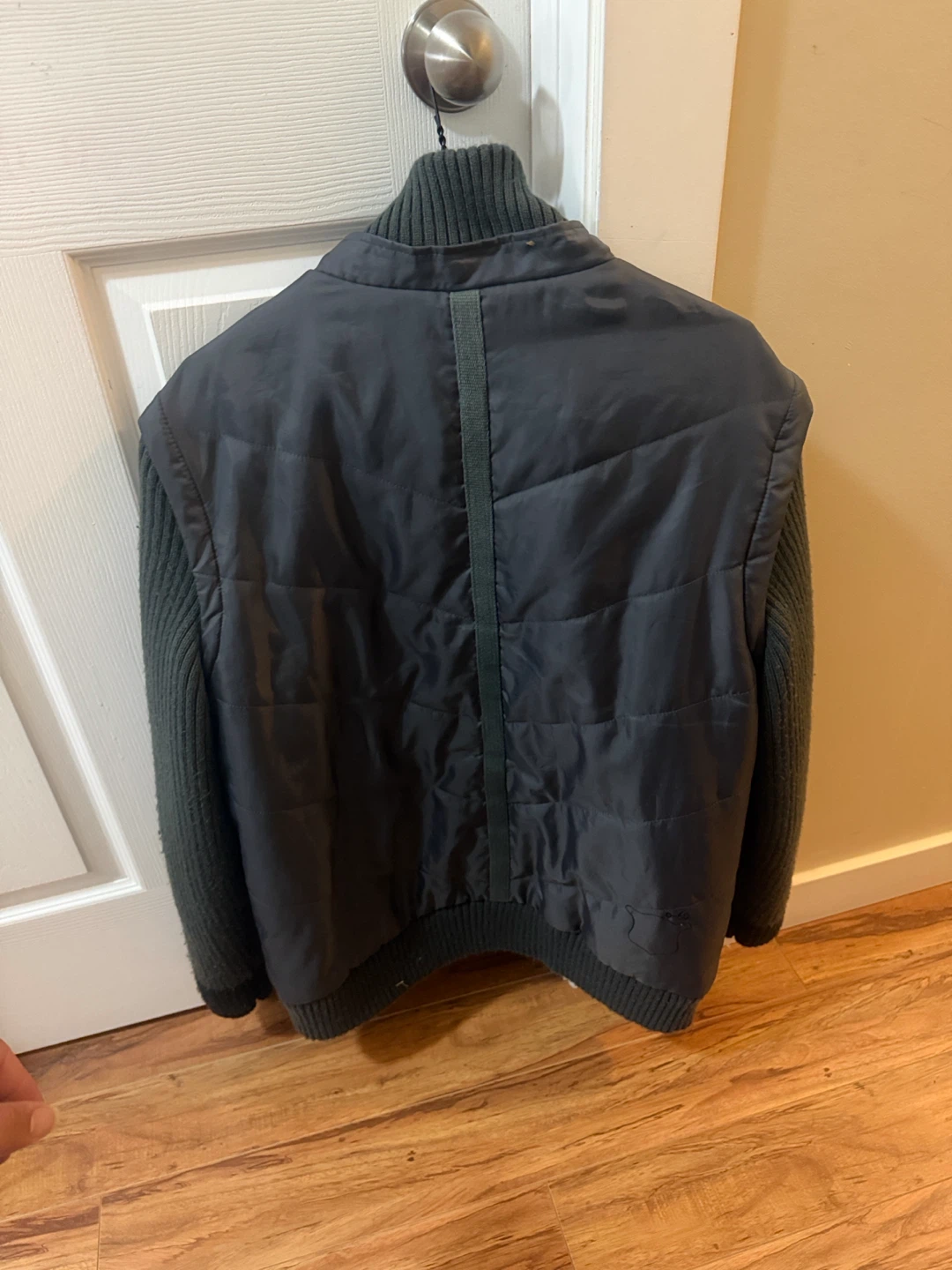 2000 vintage Jack & Jones Vintage Denim Bomber Jacket - Size L - photo 3