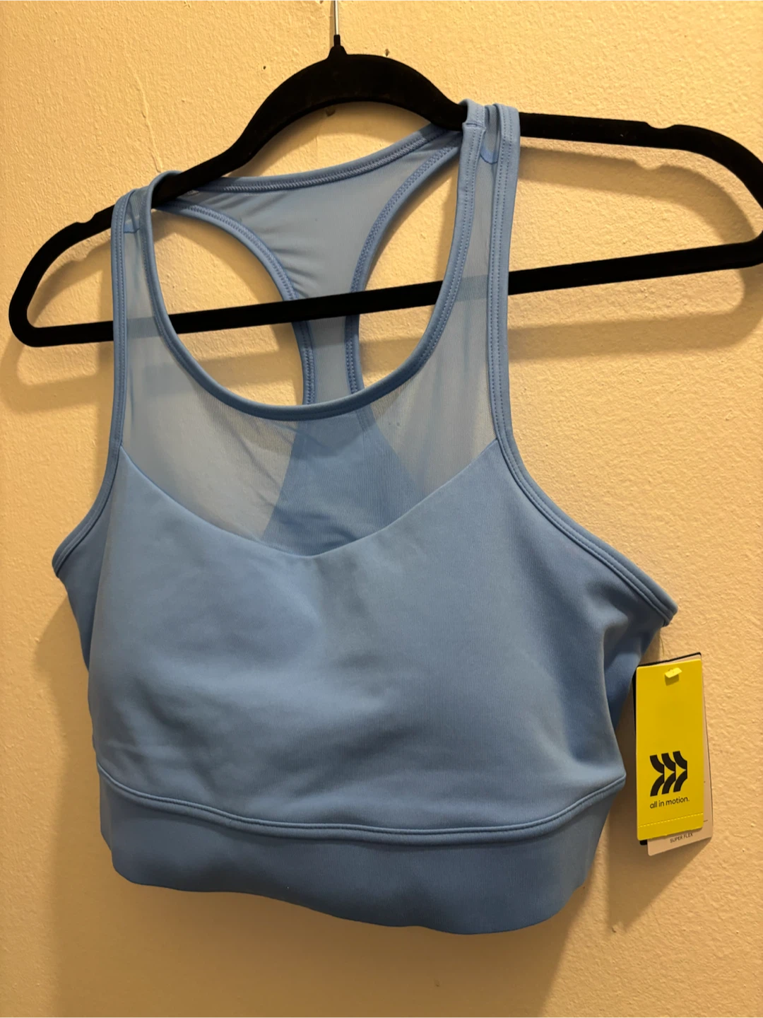 NEW-All in Motion Blue Sports Bra Size L