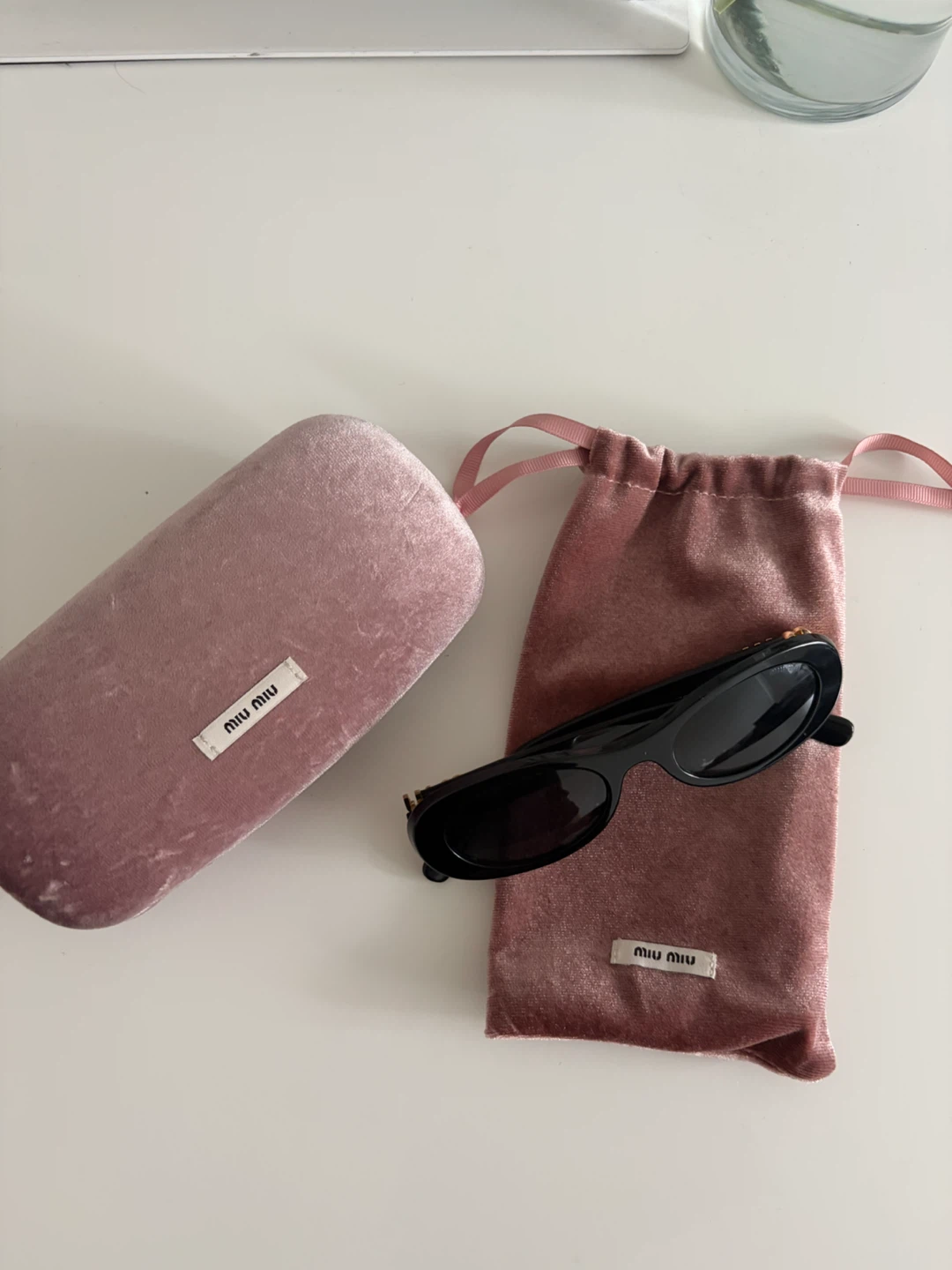 Miu Miu Black Oval Sunglasses - photo 2
