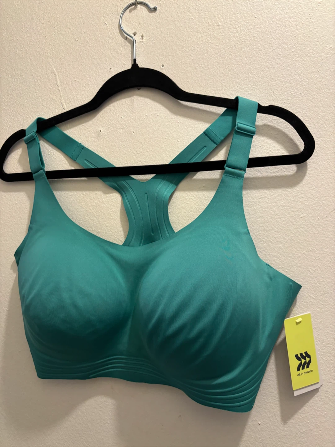 NEW-All in Motion Teal Sports Bra XXL