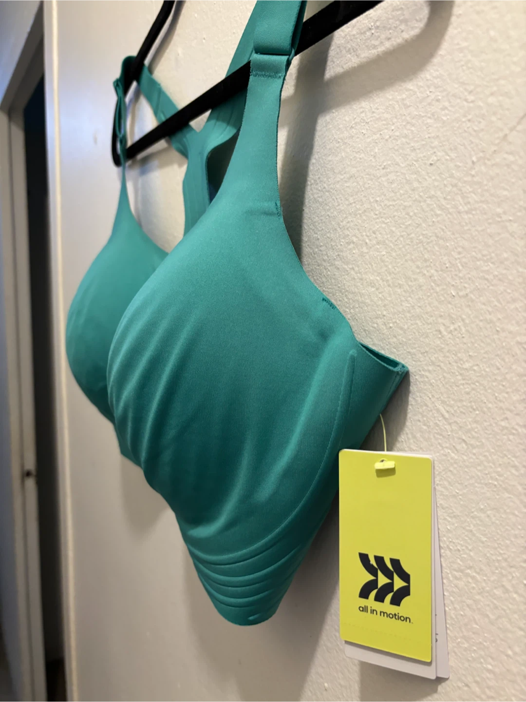 NEW-All in Motion Teal Sports Bra XXL - photo 2