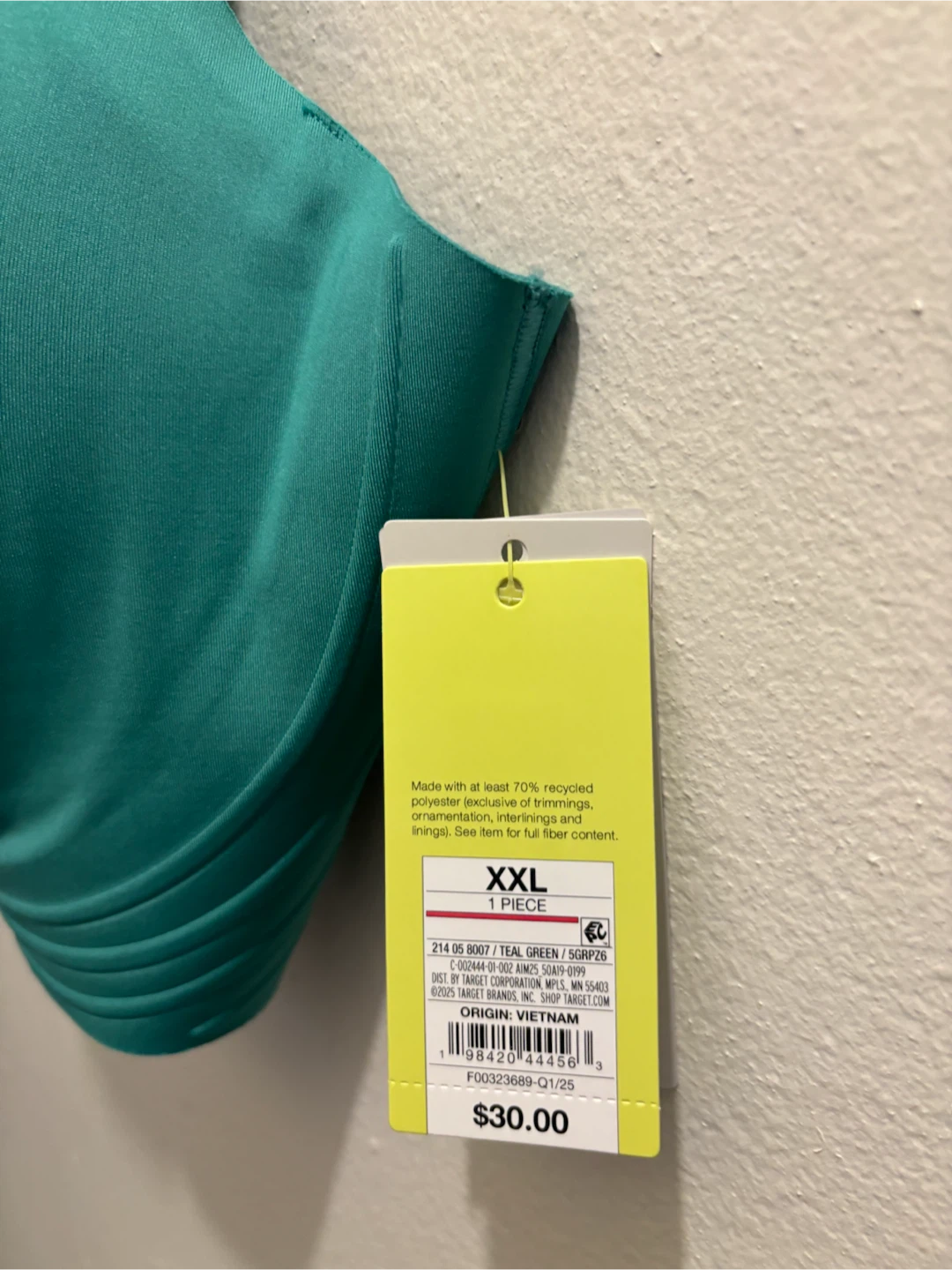 NEW-All in Motion Teal Sports Bra XXL - photo 3