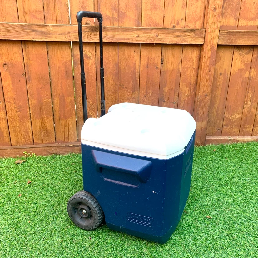 Coleman Rolling Cooler with Wheels Handle Large Camping Coolers