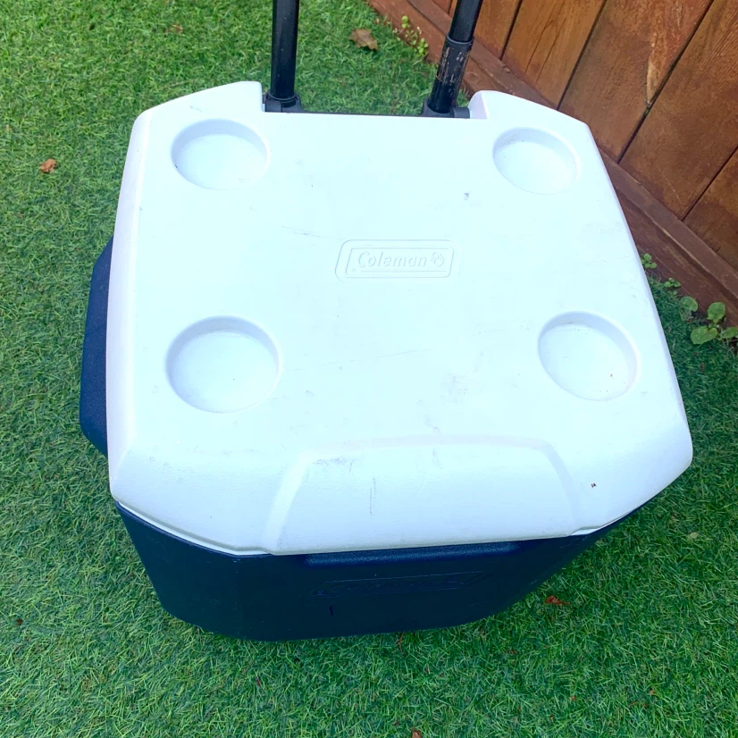 Coleman Rolling Cooler with Wheels Handle Large Camping Coolers - photo 2