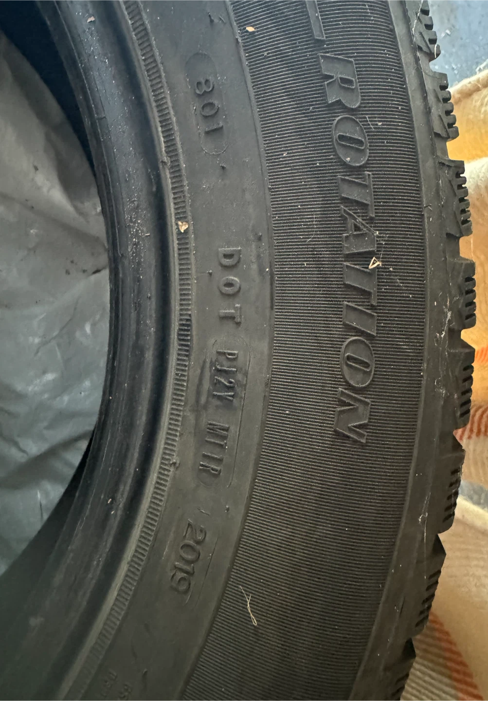 Winter Tires Set of 4, Toyota 2019 - photo 4