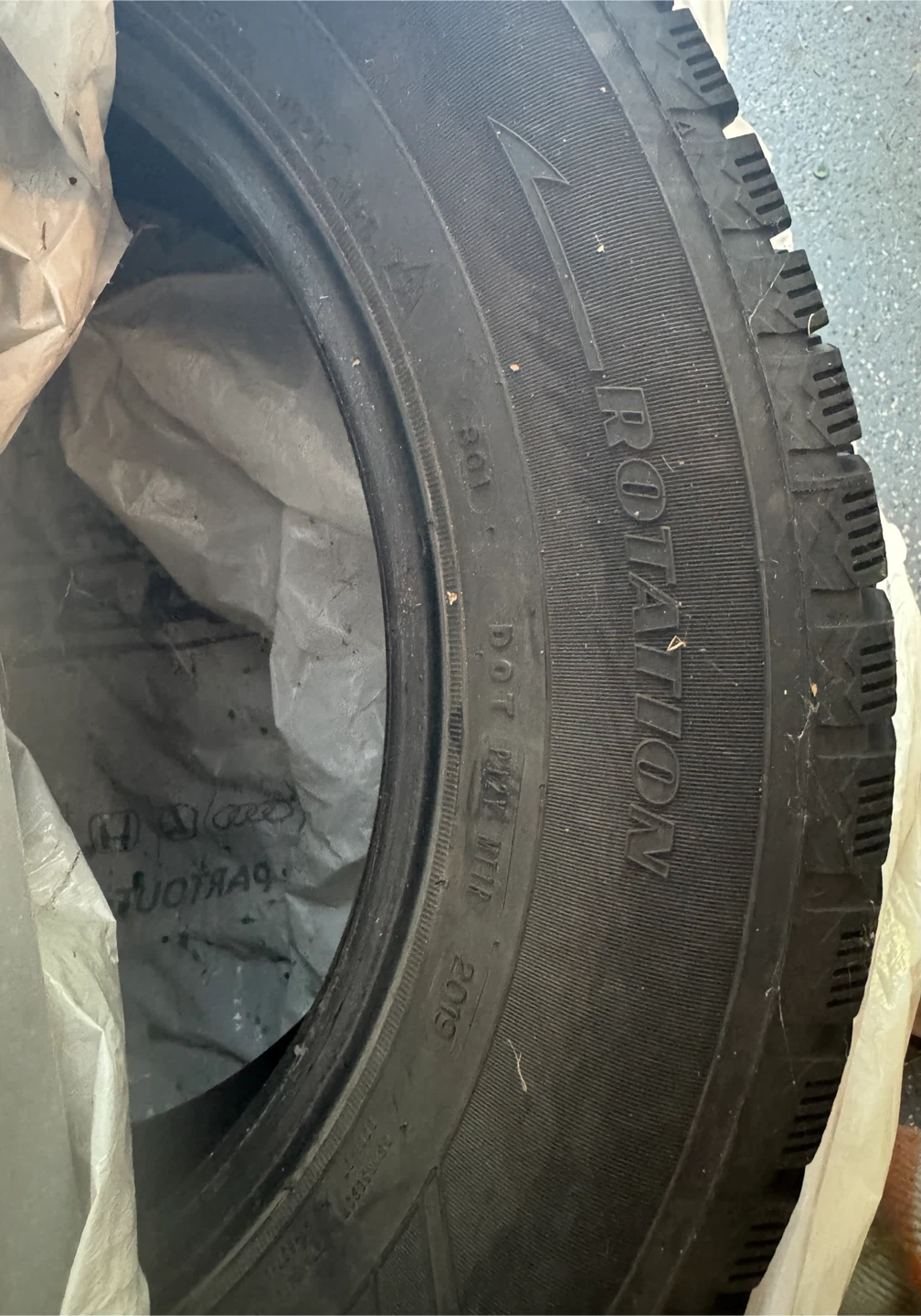 Winter Tires Set of 4, Toyota 2019 - photo 5