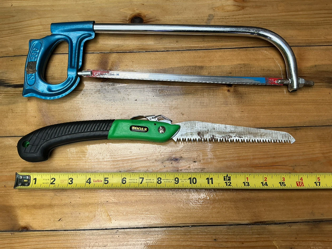 Hacksaw and Folding Pruning Saw Set !