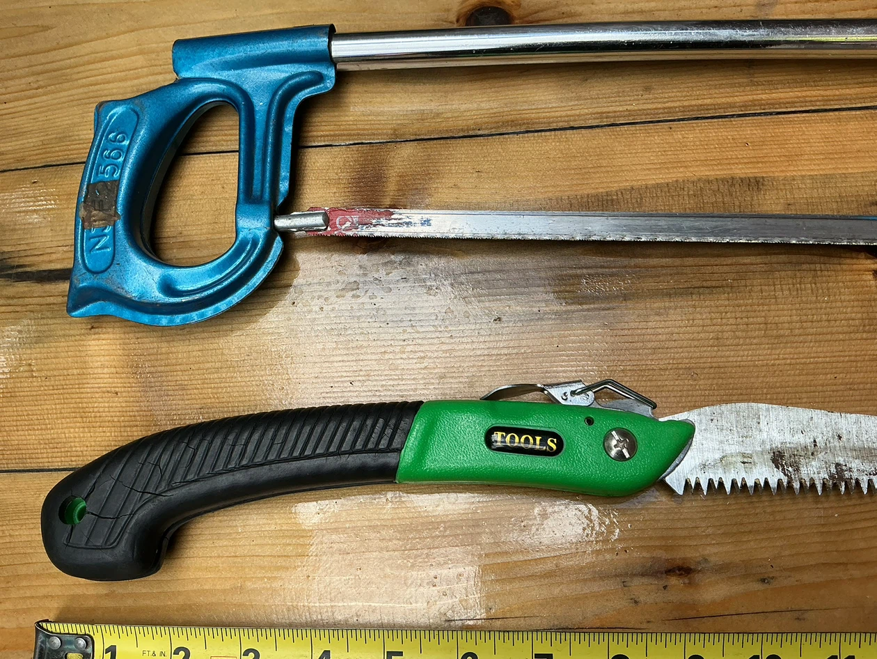 Hacksaw and Folding Pruning Saw Set ! - photo 2