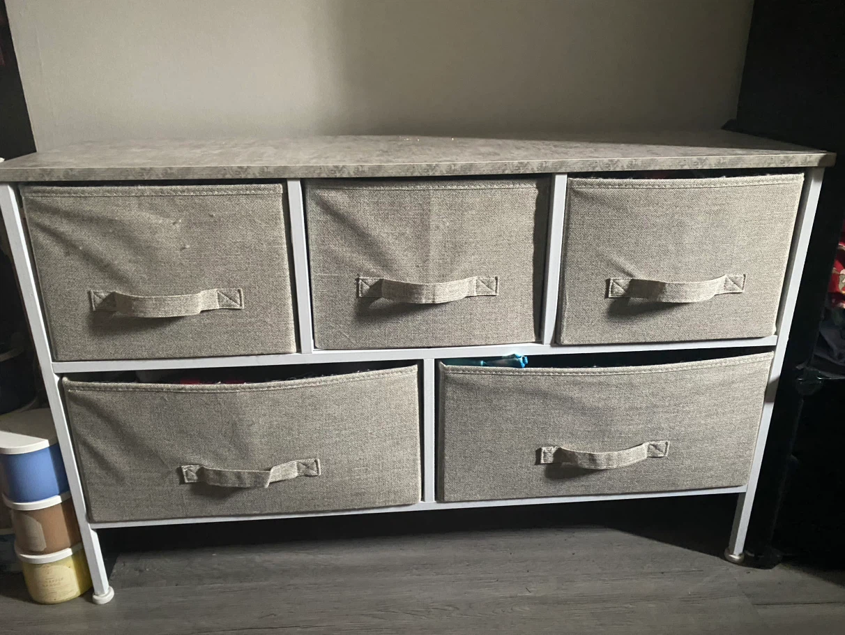 Fabric Storage Drawers Dresser