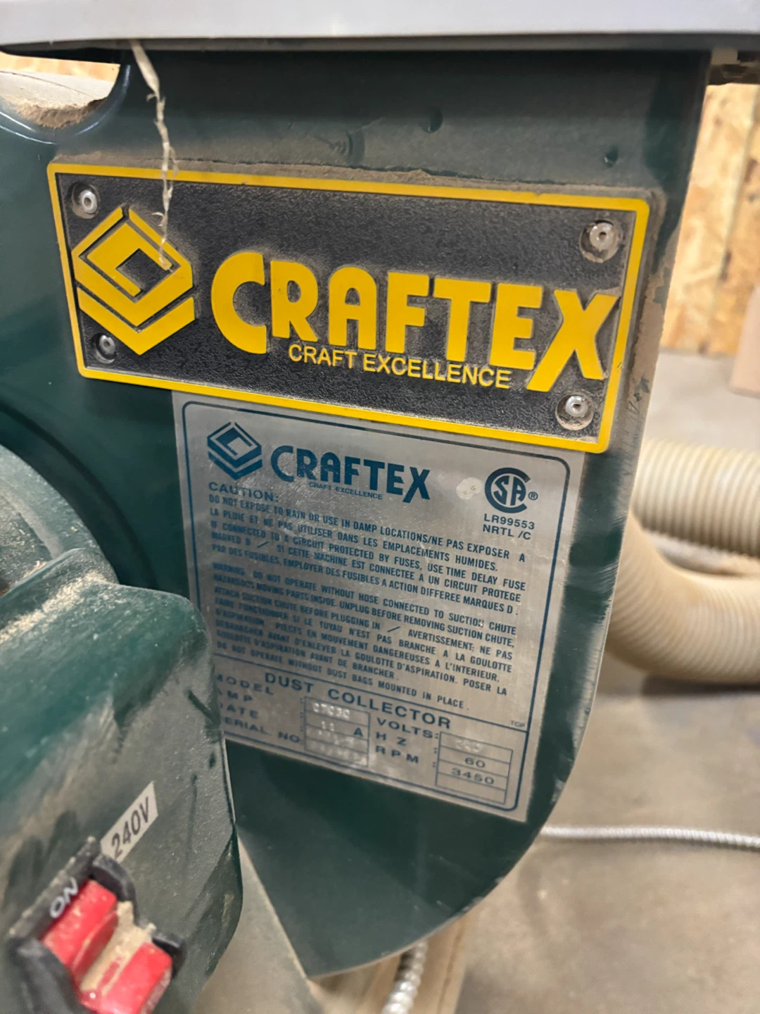 Craftex Dust Collector - photo 2