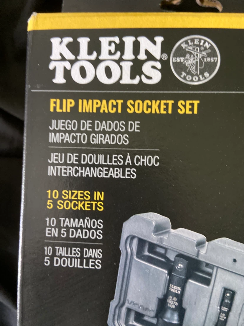 Klein Tools Flip Impact Socket Set, 7-Piece - photo 5