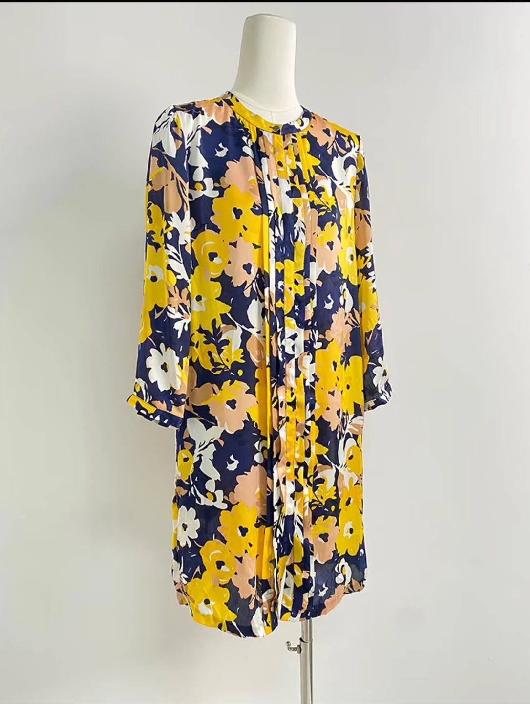 Clements Ribeiro floral long sleeve dress