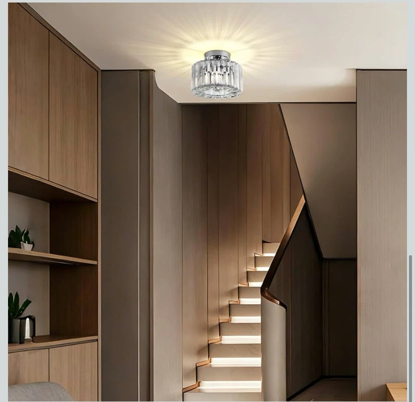 Crystal chandelier ceiling light fixtures New in box - photo 2