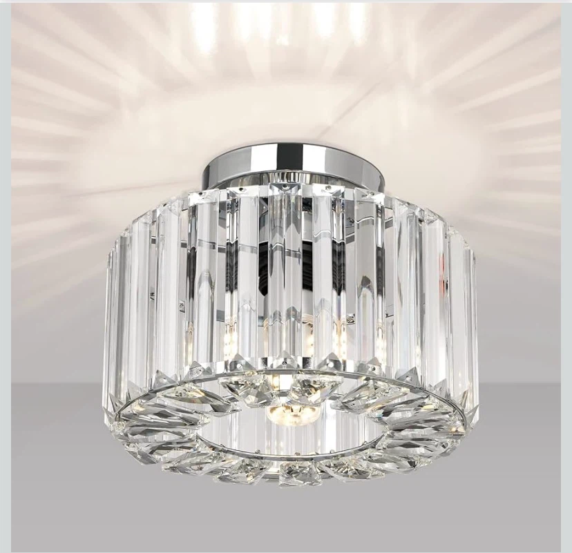 Crystal chandelier ceiling light fixtures New in box - photo 4