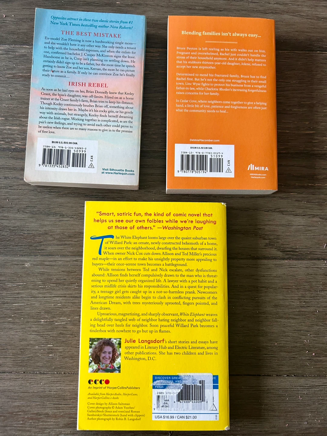 Nora Roberts, Debbie Macomber, Julie Langsdorf Novels - photo 2