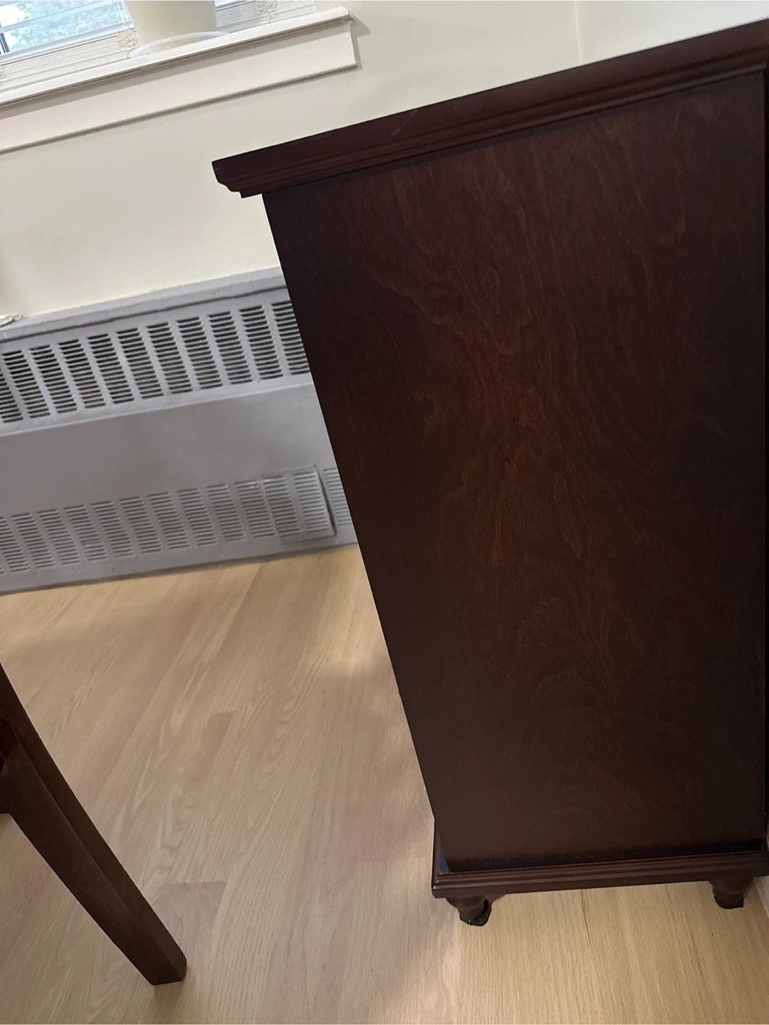 Dark Wood Console/Server with Glass Doors - photo 3