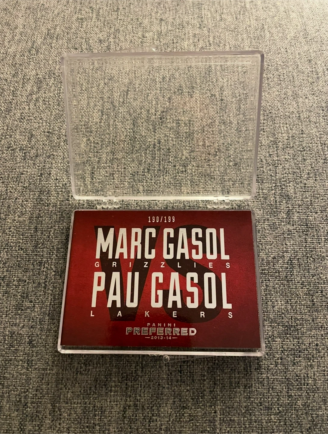 NBA Panini Preferred 2013-2014 Marc Gasol VS Pau Gasol /199
