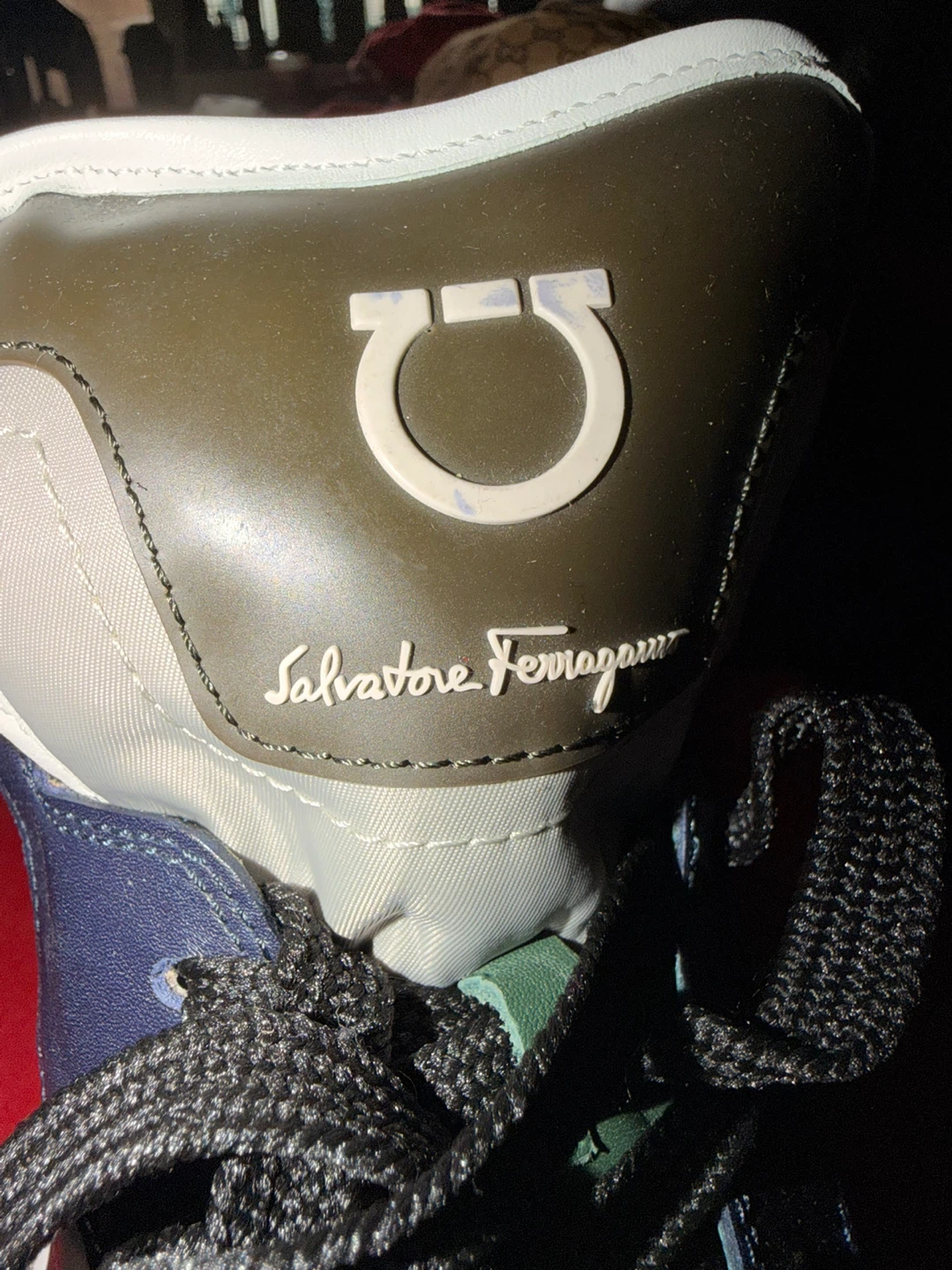 Salvatore Ferragamo High-Top Sneakers Men’s Size 10 US NIB - photo 3
