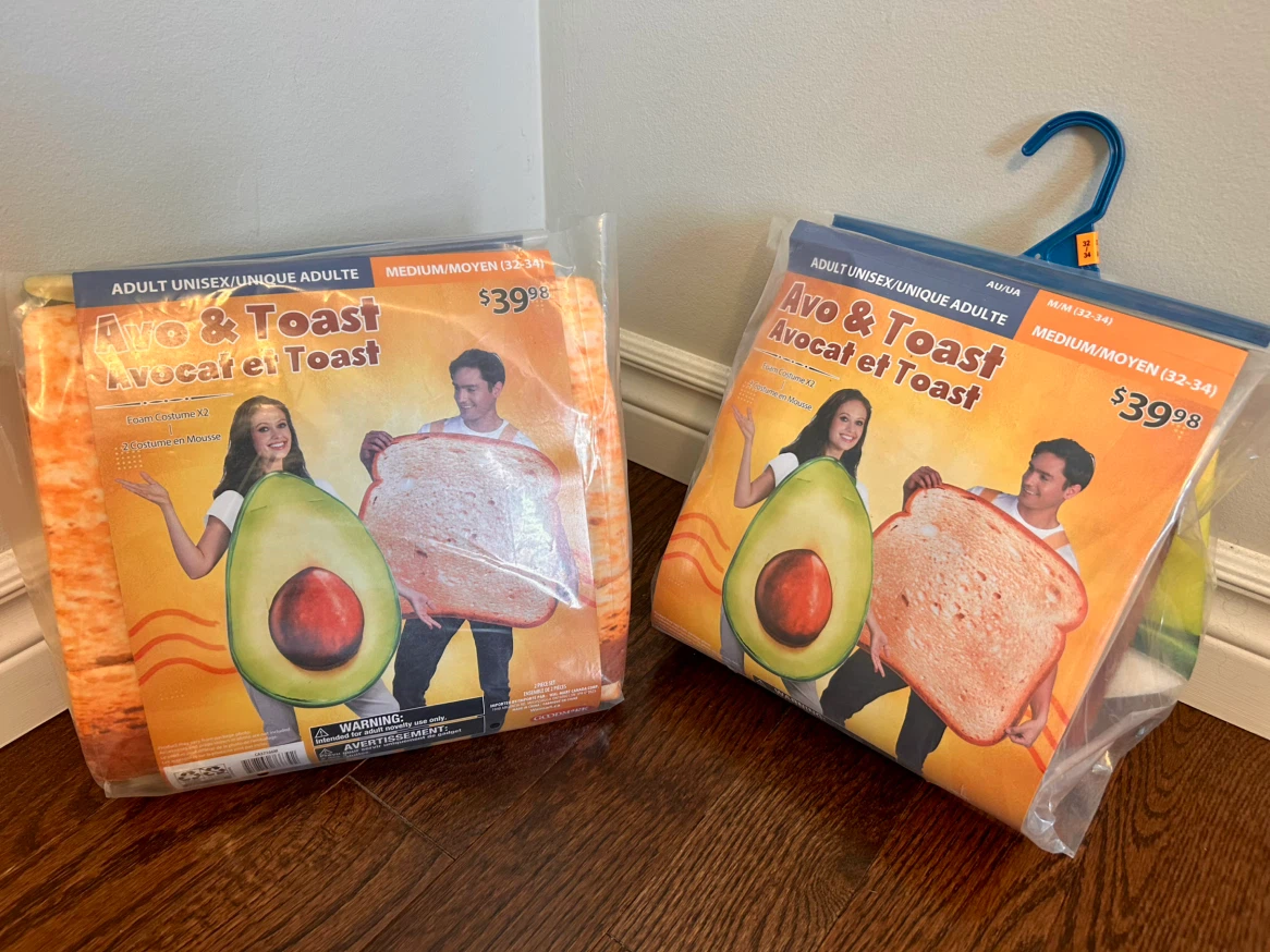 Adult Avo & Toast Foam Costume Set - photo 2