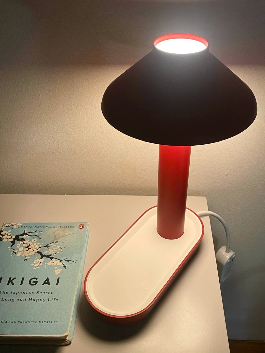 Table Lamp with Tray