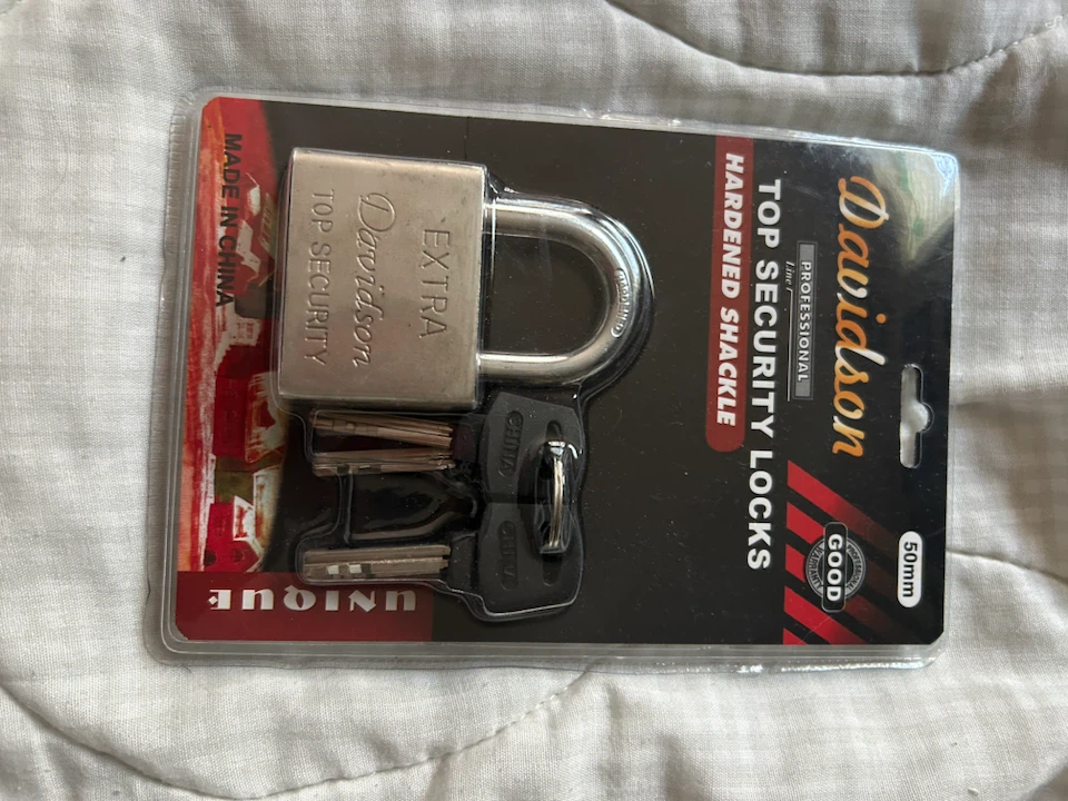 Davidson Extra Top Security Padlock 50mm