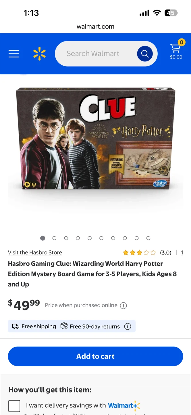 Clue: Wizarding World Harry Potter Edition Board Game - photo 2