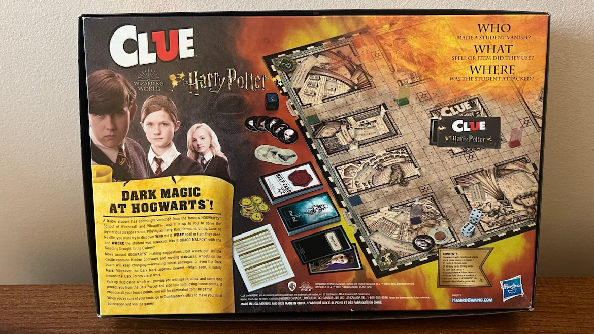 Clue: Wizarding World Harry Potter Edition Board Game - photo 3