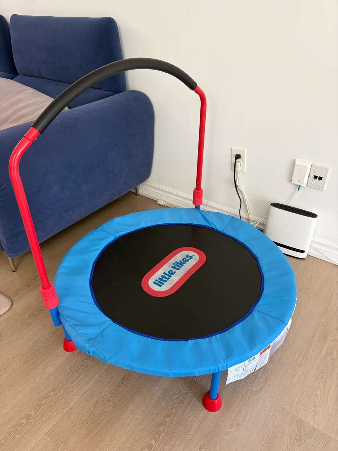 Little Tikes Blue Kids Trampoline with Handle