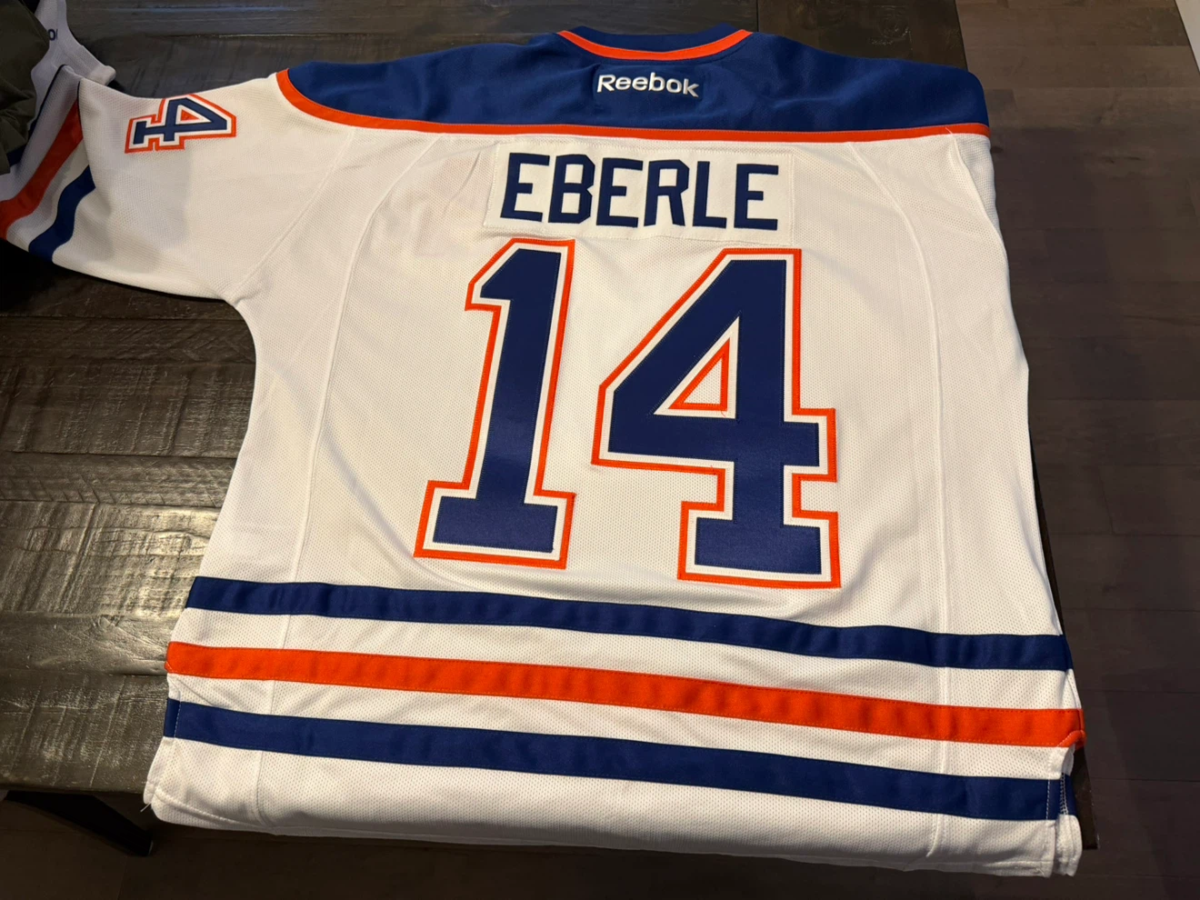 Jordan Eberle Edmonton Oilers Reebok Jersey - photo 2