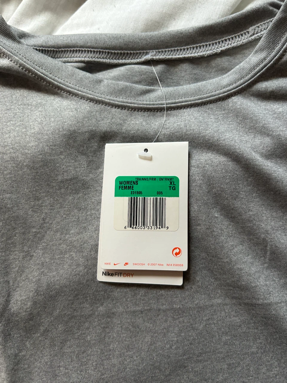 Nike Women's Grey Training T-Shirt - photo 2