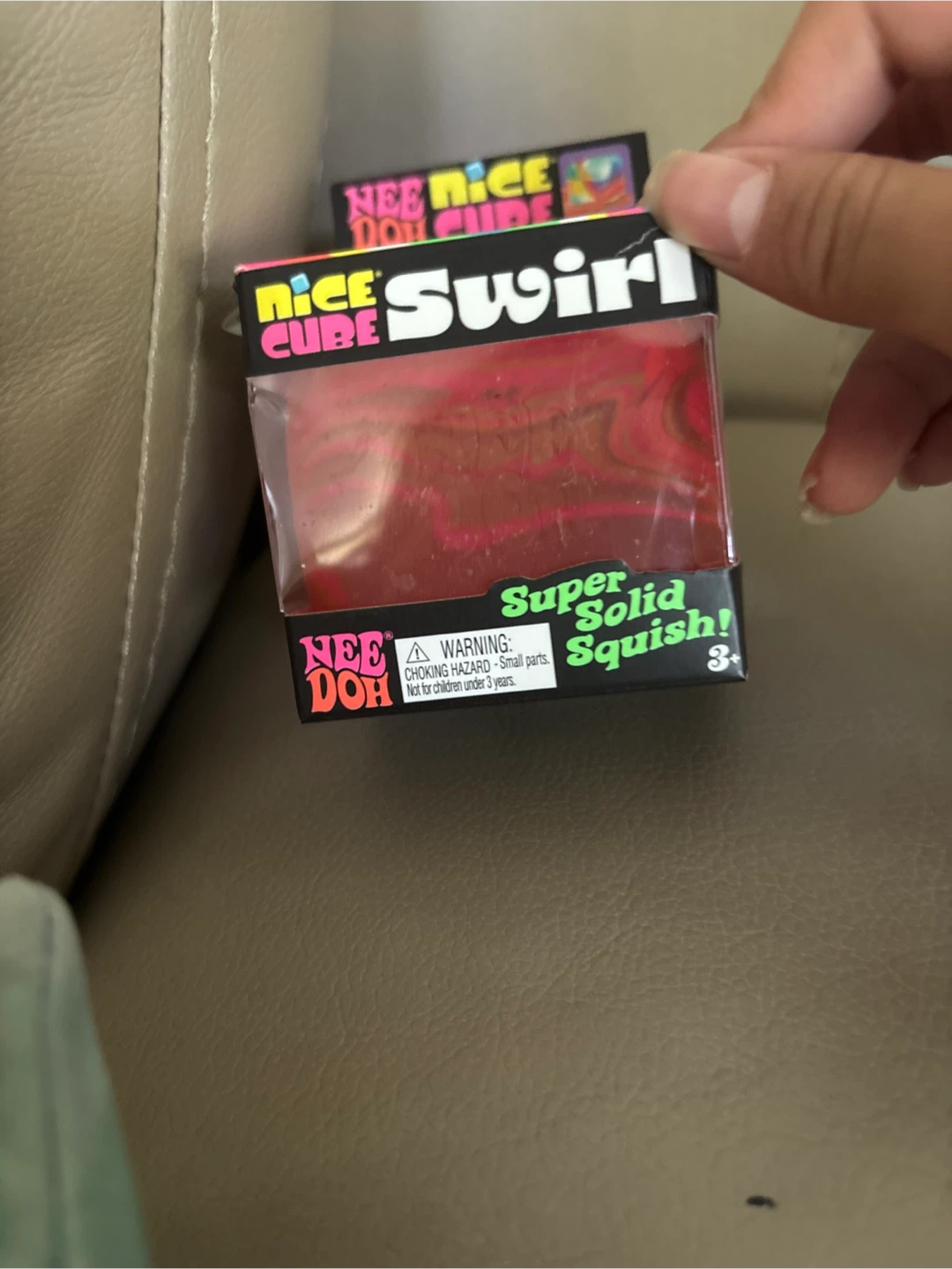 Nee Doh Nice Cube Swirl Squishy Toy