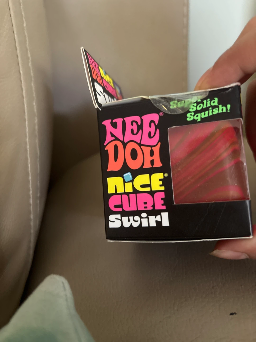 Nee Doh Nice Cube Swirl Squishy Toy - photo 3