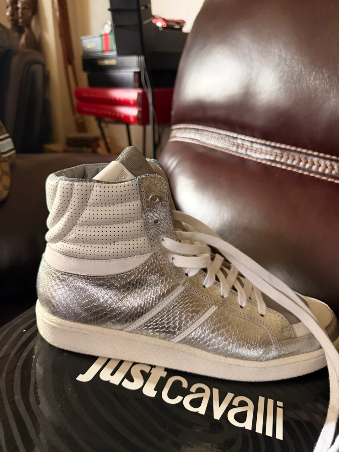 Just Cavalli High Top Sneakers Men’s Size 9 US NIB