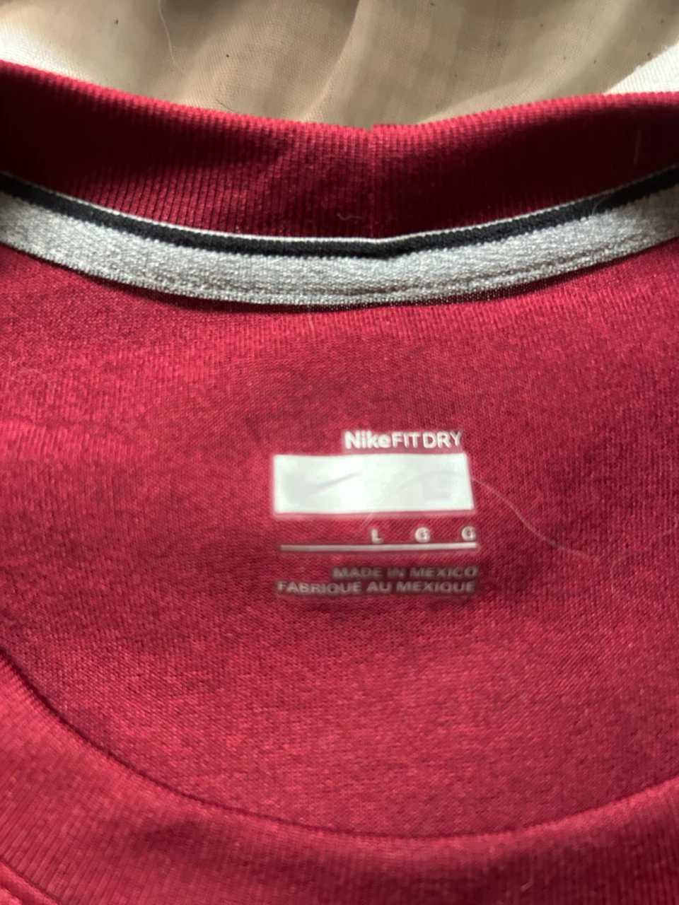 Nike Dri-FIT T-Shirt - Maroon - Size L - photo 2