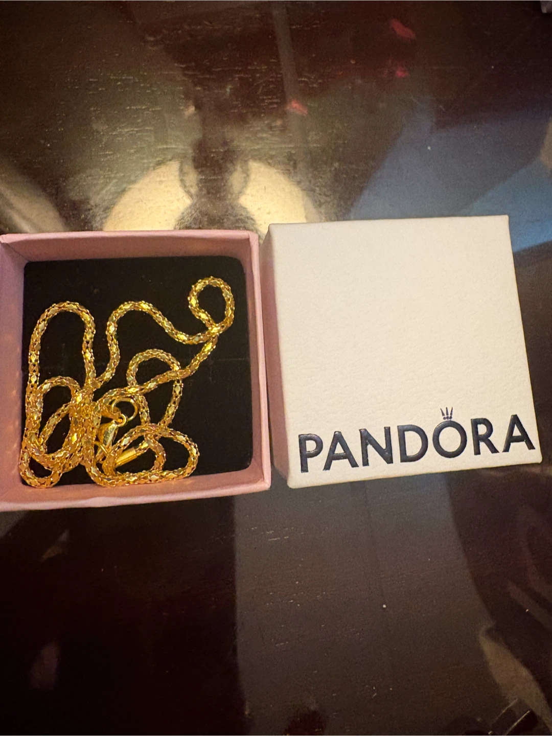 Pandora Gold Chain Necklace
