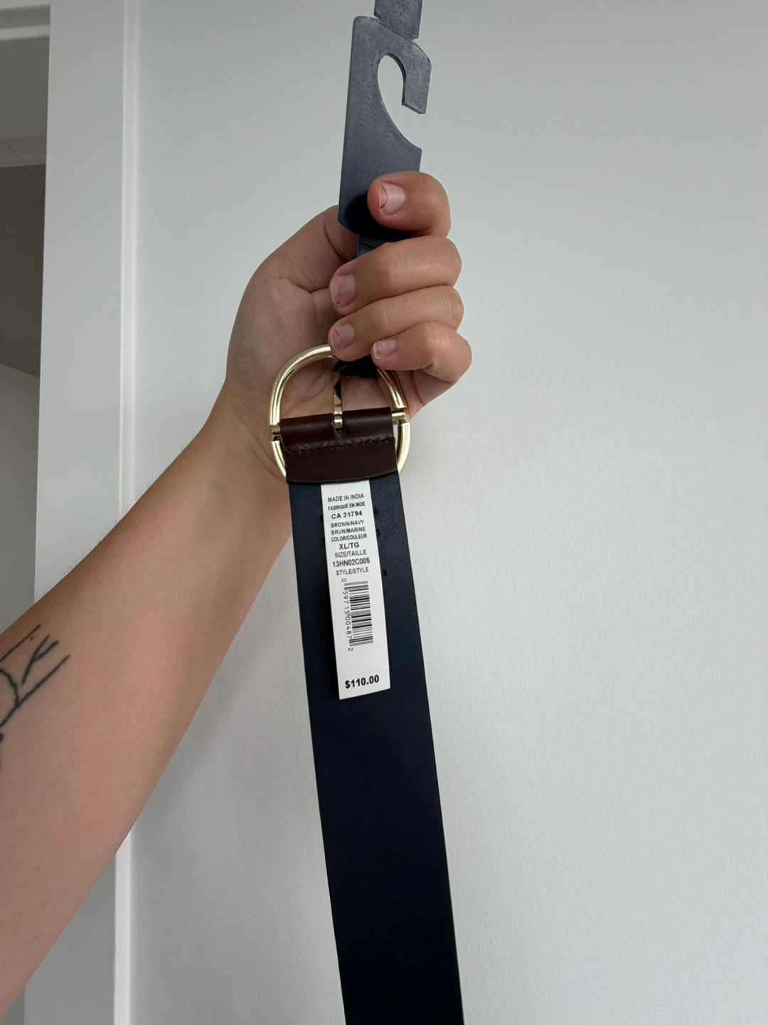Cole Haan Reversible Belt with Gold Buckle - photo 2