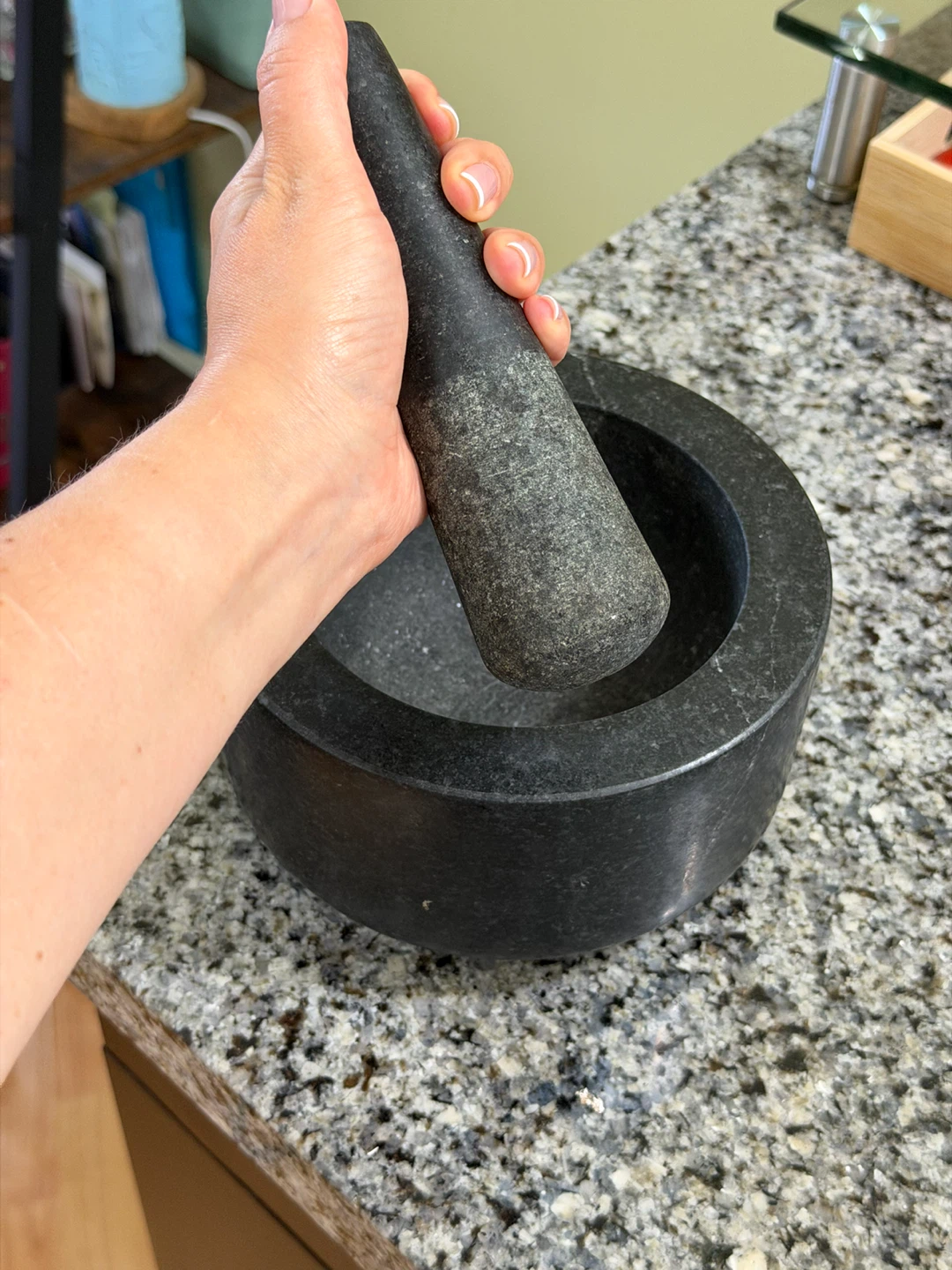 7in Granite Mortar and Pestle - photo 2