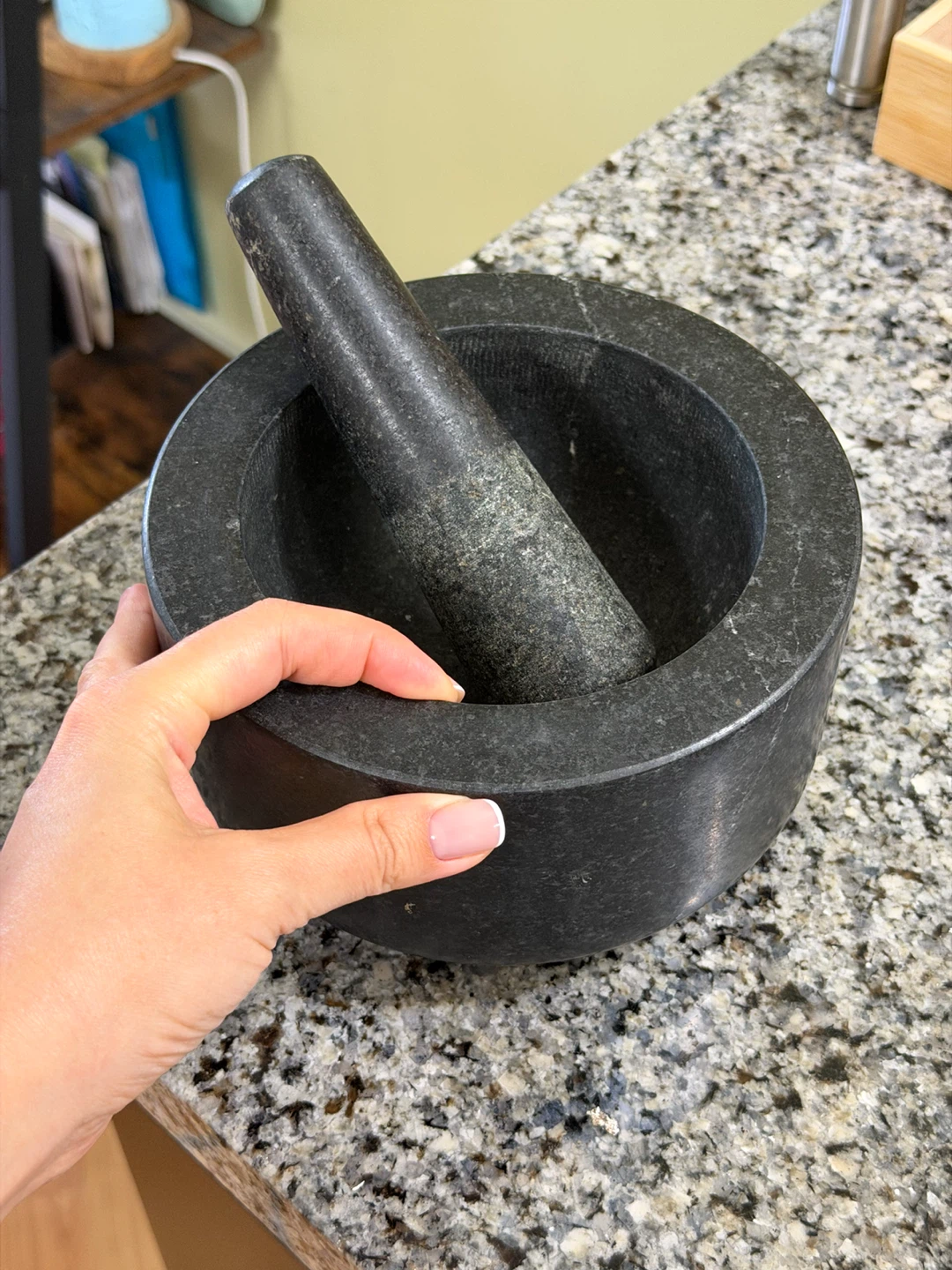 7in Granite Mortar and Pestle - photo 3