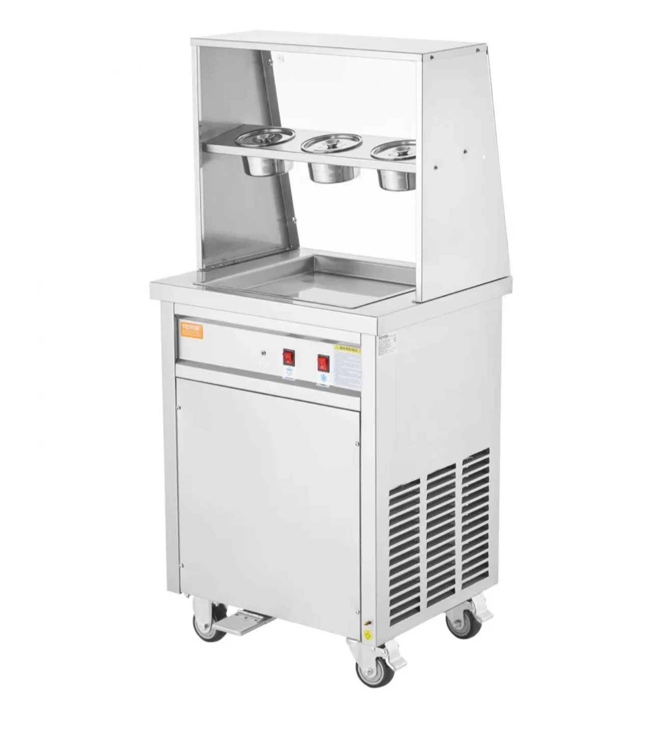 Vevor Stainless Steel Ice Cream Roll Maker